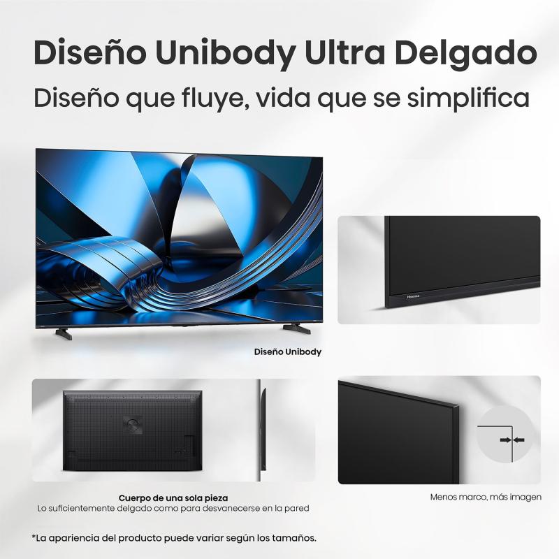 Hisense TELEVISOR SMART TV 75" ULED MINILED 4K UHD GOOGLE TV U7ESG
